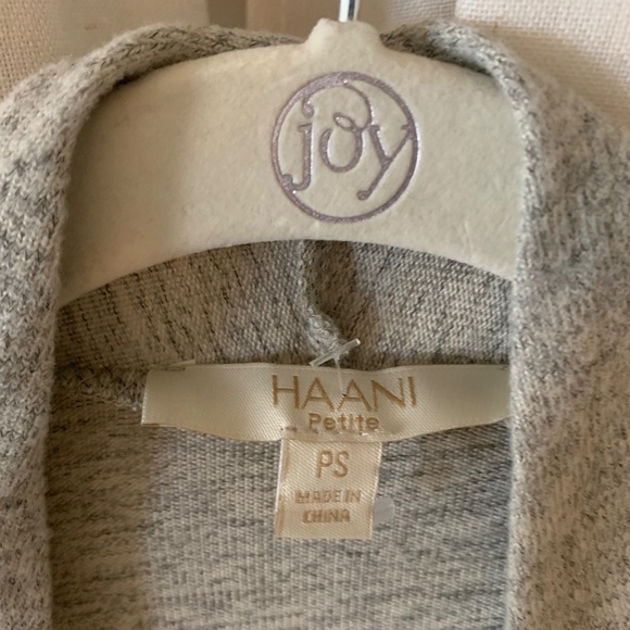 Haani New York Petite Two-Tone Knit Dress NWT | Black & Gray Layered Look PS - Picture 3 of 8